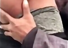 homeless blows my cock outside for money