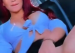 Great Big Boobs On Masturbating Redhead