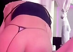 AFTER PUTTING ON THE LINGERIE HE ASKED ME FOR, HE ENDED UP LICKING HIS PENIS UNTIL IT MADE ME