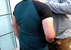 Tony Marks and Alezgi Cage - Blowjob - BearFilms