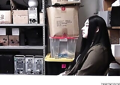 Amilia Onyx has been observed stealing underclothing from the womens raiment section of the store It is suspected that this babe has hidden the goods 