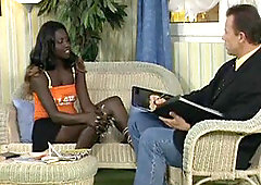 German ebony interracial pummel