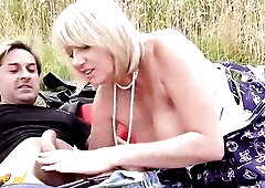 Posh British mother I'd like to fuck Amy Drilled In Public By a Stranger