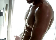 Next Door Male: Spreading Legs Wide on the Bed