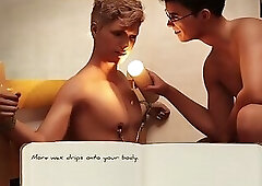 Bound to College 5 - Wax Play with the College Nerd