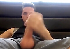 Cute Boy Wank His Beautiful Cock