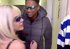 THREE VERY YOUNG FRIENDS FULL OF FIRE SHARE A BLACK GUY'S BIG DICK&comma;