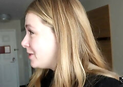 Emily Sky cheats with a fan and takes his creampie deep inside her fertile pussy