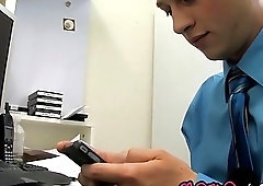 Young men deepthroating in a warehouse before balls deep drilling