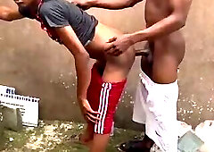 Outdoor Stepson Ass Hunting Fuck