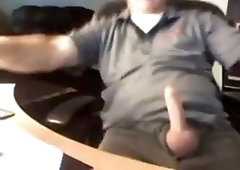 Handsome dad exposing his penis