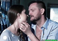 Ian Scott is busy working on his laptop when Lena Reif walks-in feeling sexually excited. That Babe pulls off his panties and grabs his palpitating ro