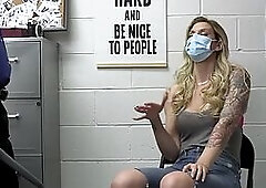 Brooke bangs from behind to avoid cops in her case