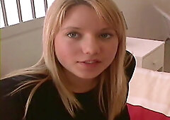 Blonde's pussy ruined