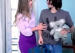 Two stepmoms fuck each others stepsons to get pregnant