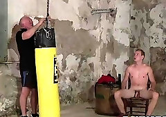 Young twink used like a punching bag