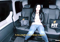 Daphne Klyde, Brunette Babe And George Uhl - Brunette Ukrainian Babe Fucked While Waiting For Her Car