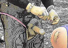 Sexy Sissy romancing two blow up dolls prt trio animation slideshow (anal and cooter fucking)