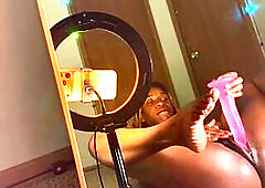 Hot Black Bitch Desires Her Taut Vagina Drilled Hard