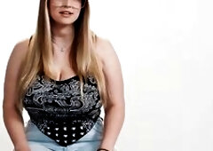 Large titties Emma Magnolia hawt masturbation and gratification with sex toy