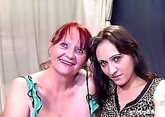 Babe and Granny Sharing Multiple Cocks