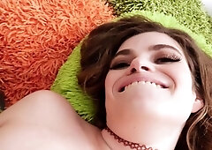 Brunette love hardcore doggystyle loving