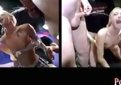 Goldenshower ho gulps pee