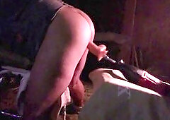 Girls having wild anal fun together