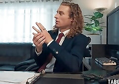 Thick BBW office bitches Sarah Arabic and Karla Lane share bosses cock