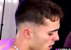 Apolo Adrii is an expert using his tongue on a tight young hole like Hugo