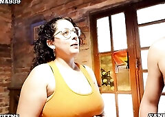 My Lover's Black Fit Wife Caught Us Cheating and Took Control (Interracial 3some)