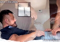 Sweat-soaked sultry jizz bust plow - TYLER HAZEN x ZEN GOKEN