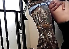 Zibmusser Bred by Dominican in Irvington, NJ Apartment Stairway