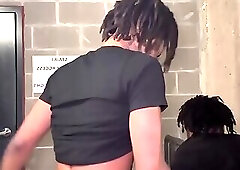 Black twink meets his bully