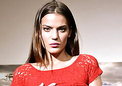 Emylia Argan and Nana Garnet pleasuring each other in bed