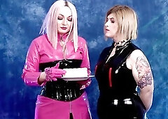 Sexy Foot Fetish Movie Scene Relax of Lesbo Beauties, FemDom Lesbi Foot Domination 4k episode, Feet and Food