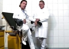 Cassy Youthful is visiting her local sex clinic to watch if the 3 specialist sex doctors can aid her out. It turns out those three doctors have a prop