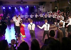 28 teens strip teasing for hundreds of people to watch in public