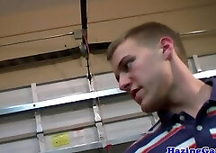 College teens rimming at hazing