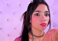 Amateur Brunette Anal Toy