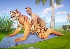 Anthro, gay gangbang, gay furry