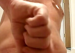 A (64 Year) Old Man Jacking Off