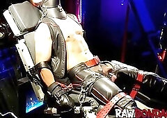 Dominant master enjoys jocky nipple and cockplaying