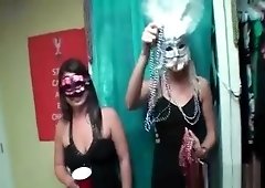 College Babes Lick Slick Cunts In Dorm Room Orgy