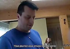 Hunt4k. dark haired sucks cock and gives vagina for drilling