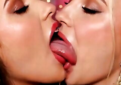 Lesbian babes Make Out In Locker Room And Bedroom Compilation #1