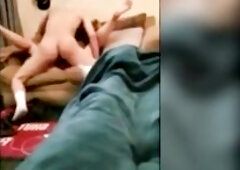 superlatively good of hubby jerks off during the time that watching wife