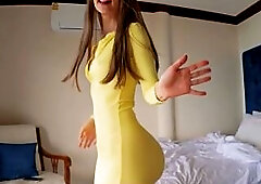 Sharing a hotel room with a sexy Step Mamma is hard to resist