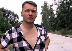 Train station tease and POV fuck with Denny and Antonin