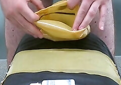 Bear's Big Latex Cumshot